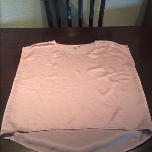 Frenchi sheer blouse short sleeves